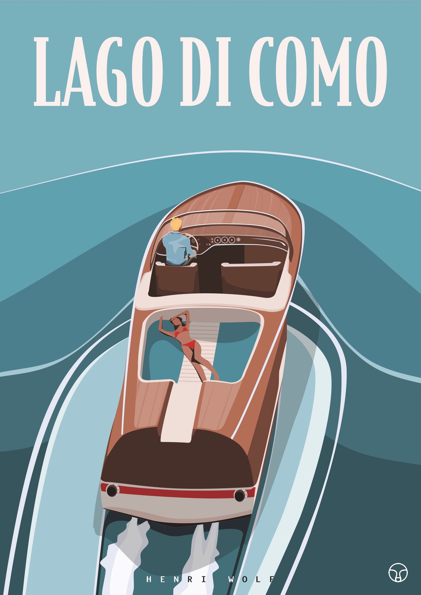 Riva Speedboat Lago di Como - Luxury Art Print